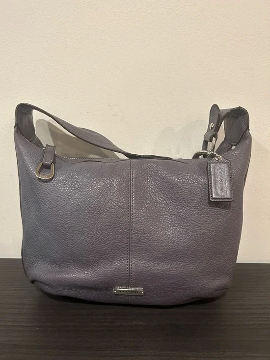 Coach Avery small hobo bag in purple pebbled leather EUC - Picture 7 of 12